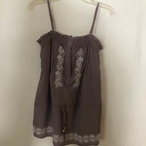 Miami brown top with adjustable string. Size s.
